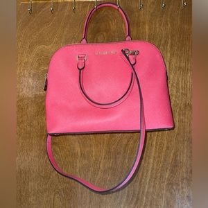 Red Michael Kors bag